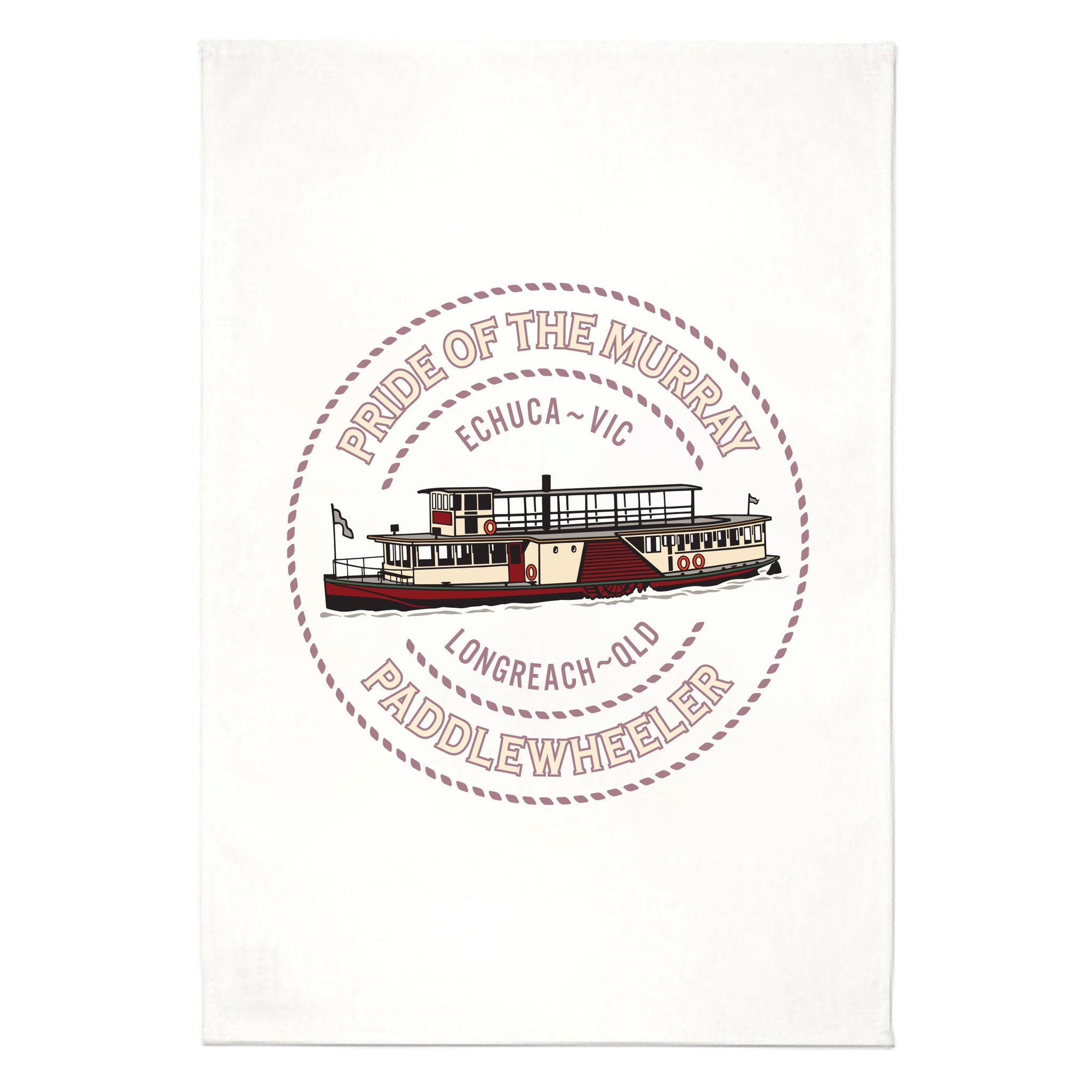 Pride of the Murray Tea-Towel