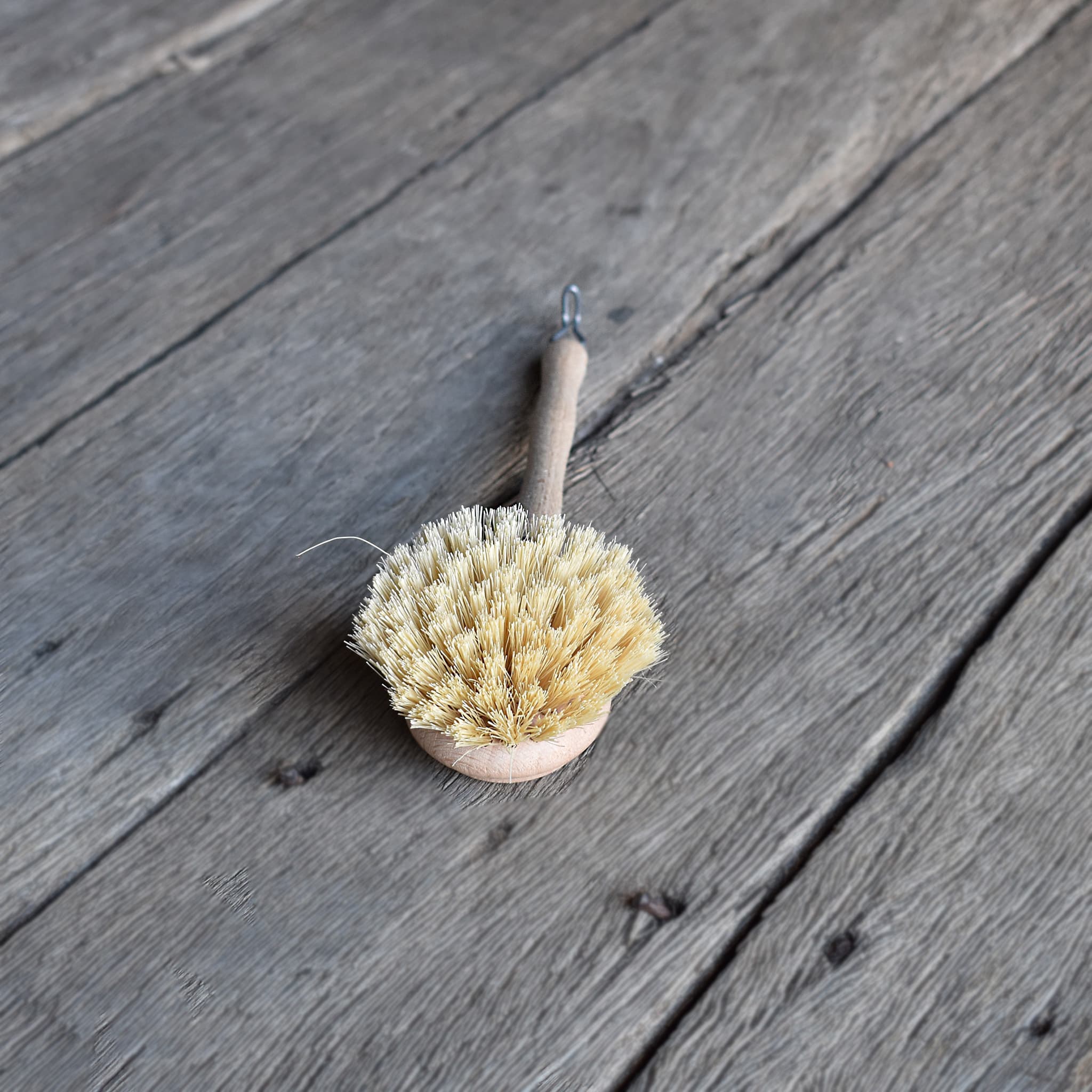 Redecker Dish Brush with natural beechwood handle.