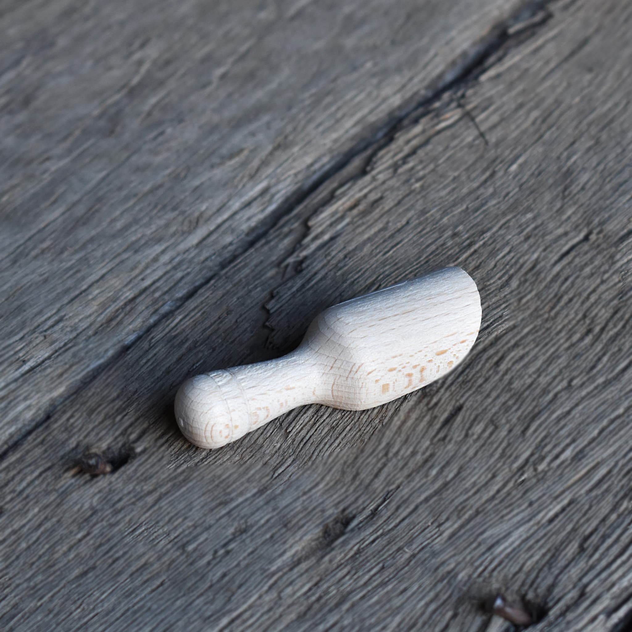 Redecker salt scoop. Made from beechwood timber. 100% natural and biodegradable.