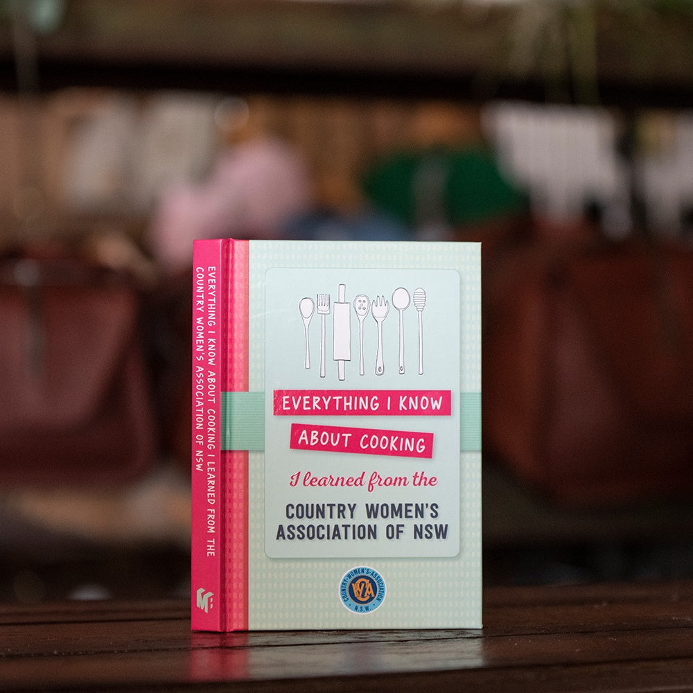 Everything I Know About Cooking Recipe Book by New South Wales' CWA. Hard cover