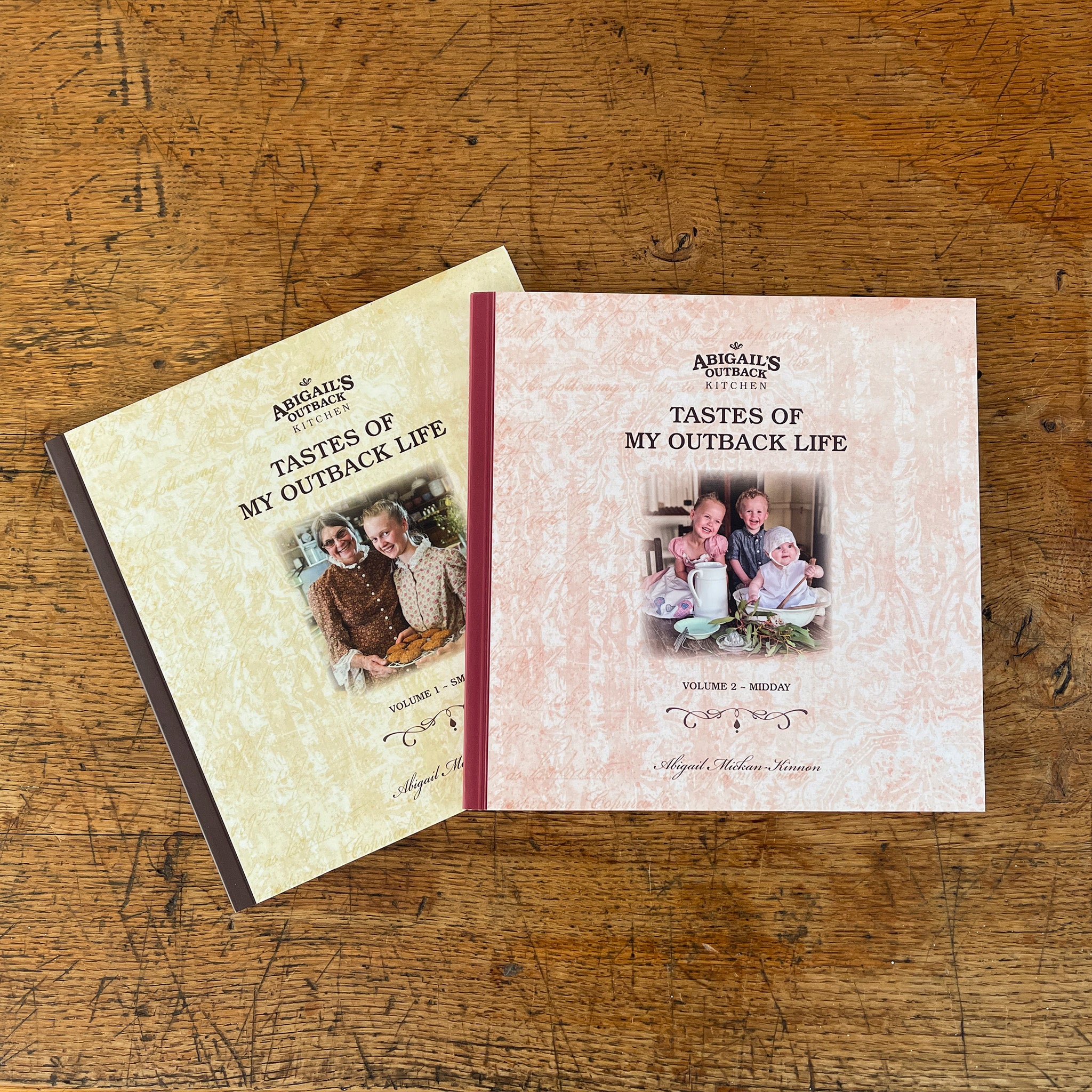 Cookbook Tastes of my Outback: Volume One (Smoko) and Two. (Midday)