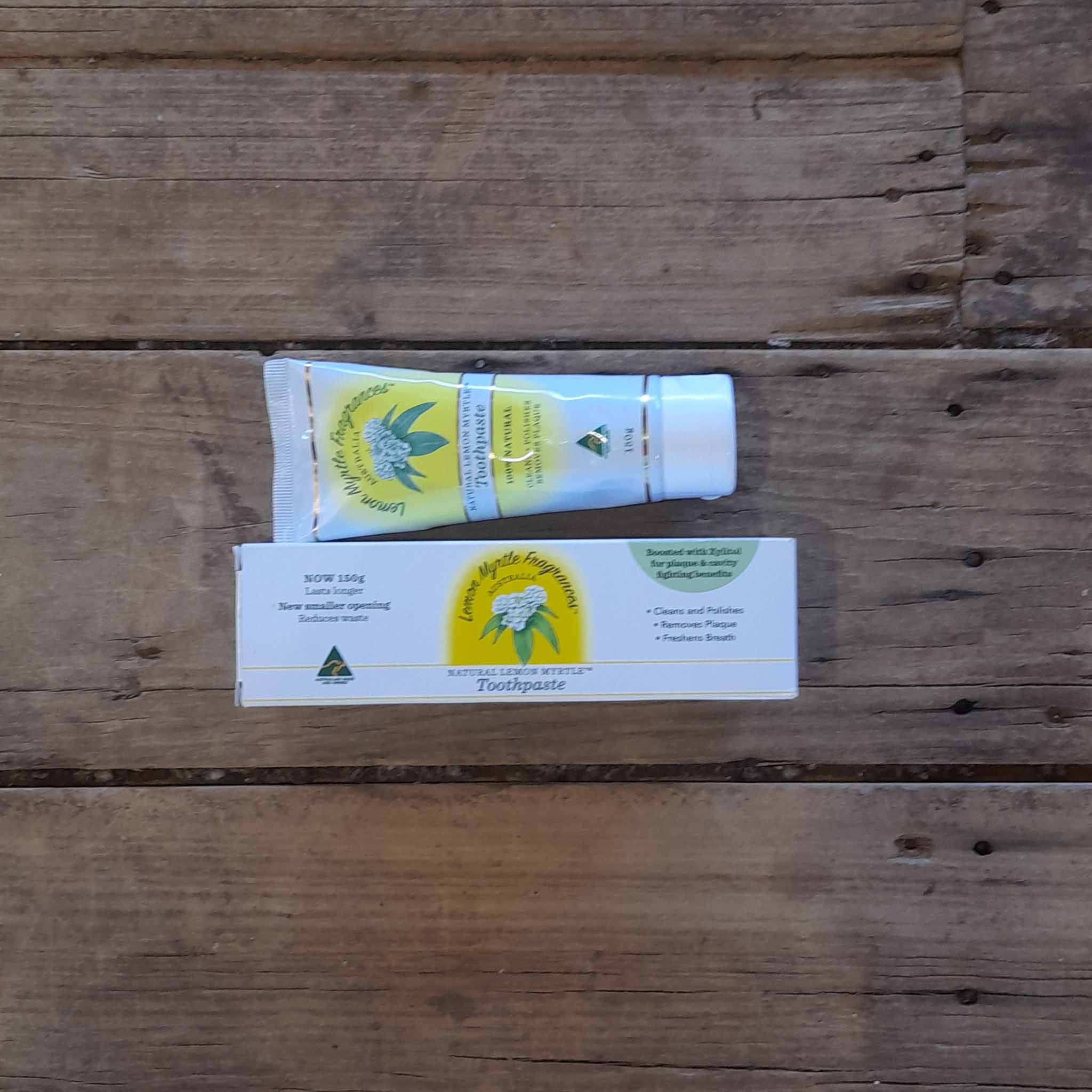 Lemon Myrtle Toothpaste. 150g tube