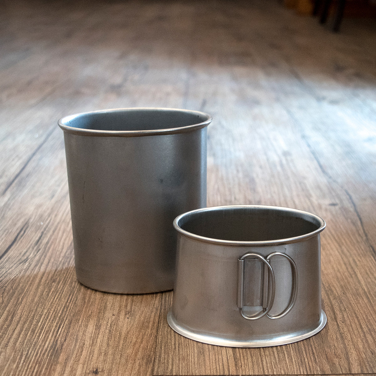 Tin Stockman's Quart Pot with cup lid
