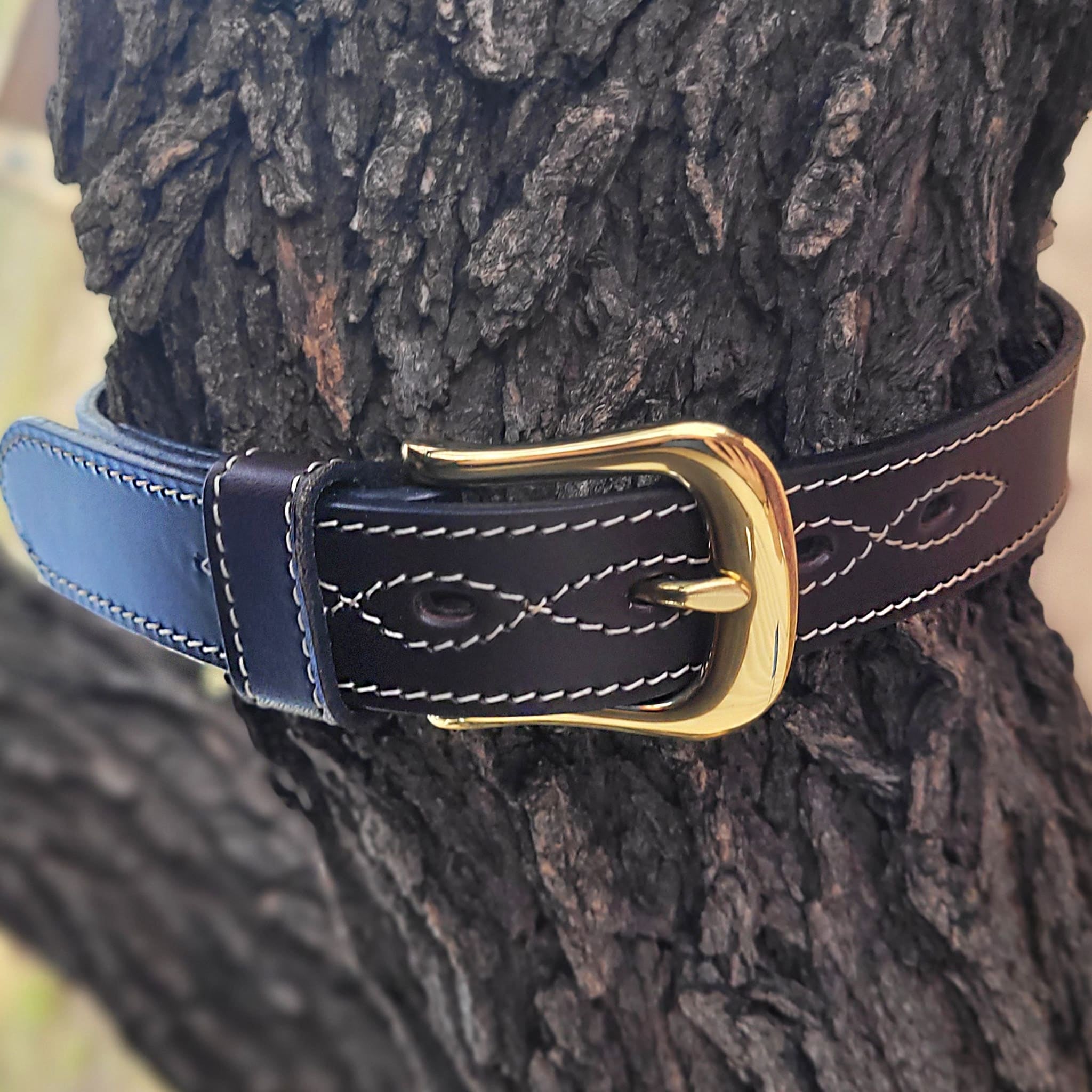 Kinnon and Co heritage belt cognac