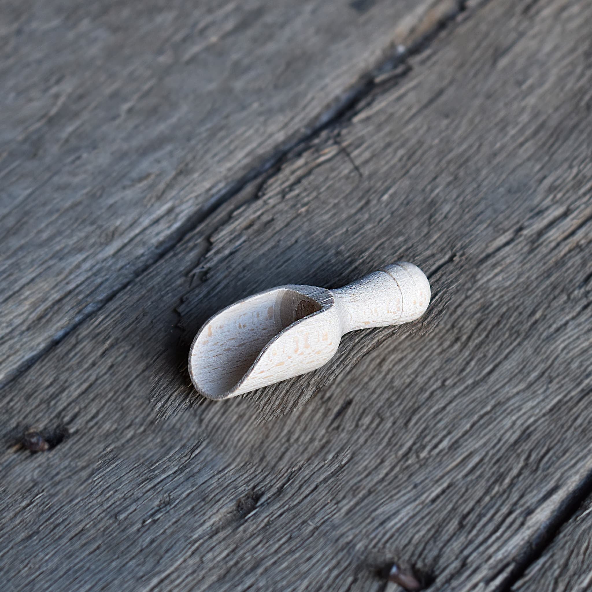 Redecker salt scoop. Made from beechwood timber. 100% natural and biodegradable.