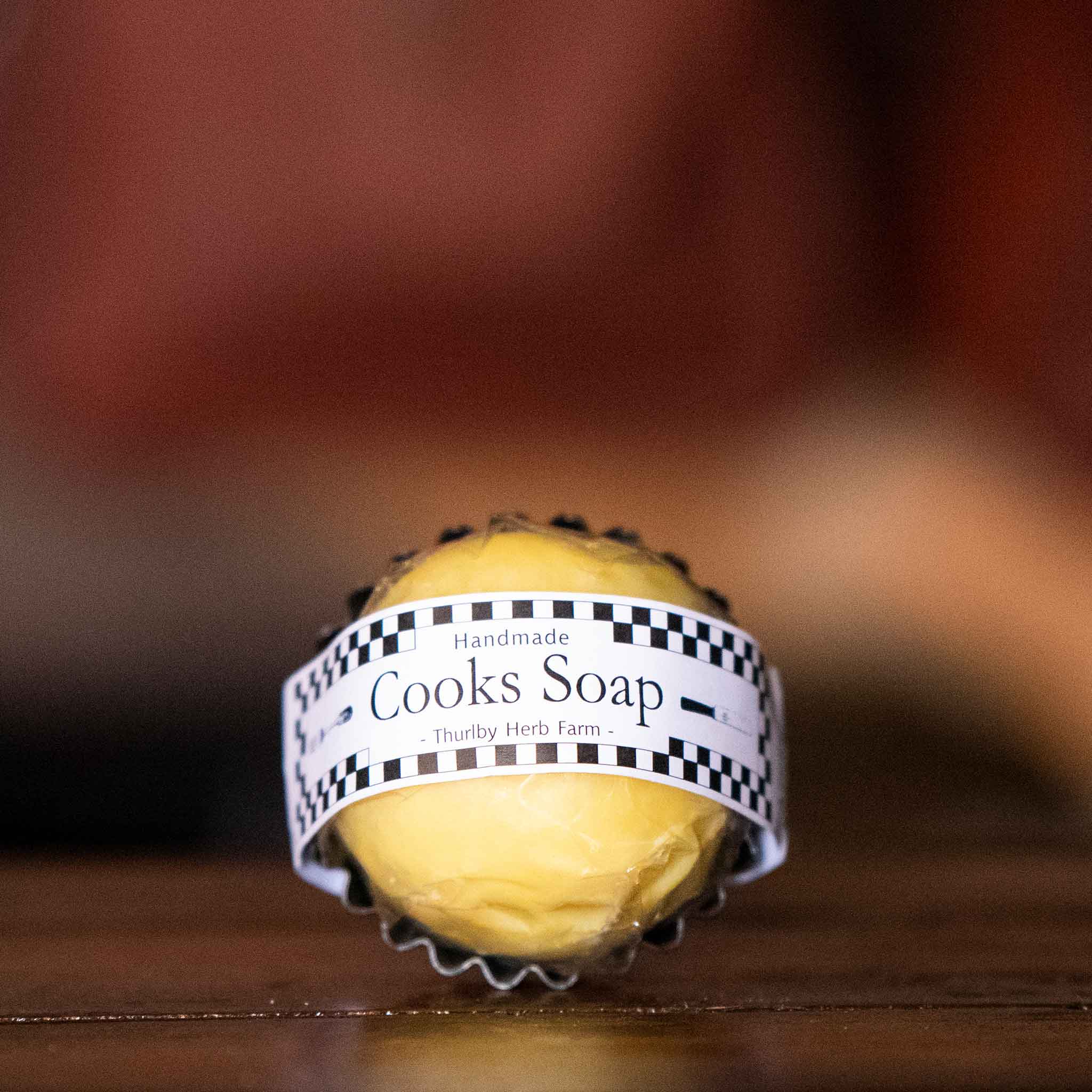 Handmade Cook's Soap in Tart Tin.
