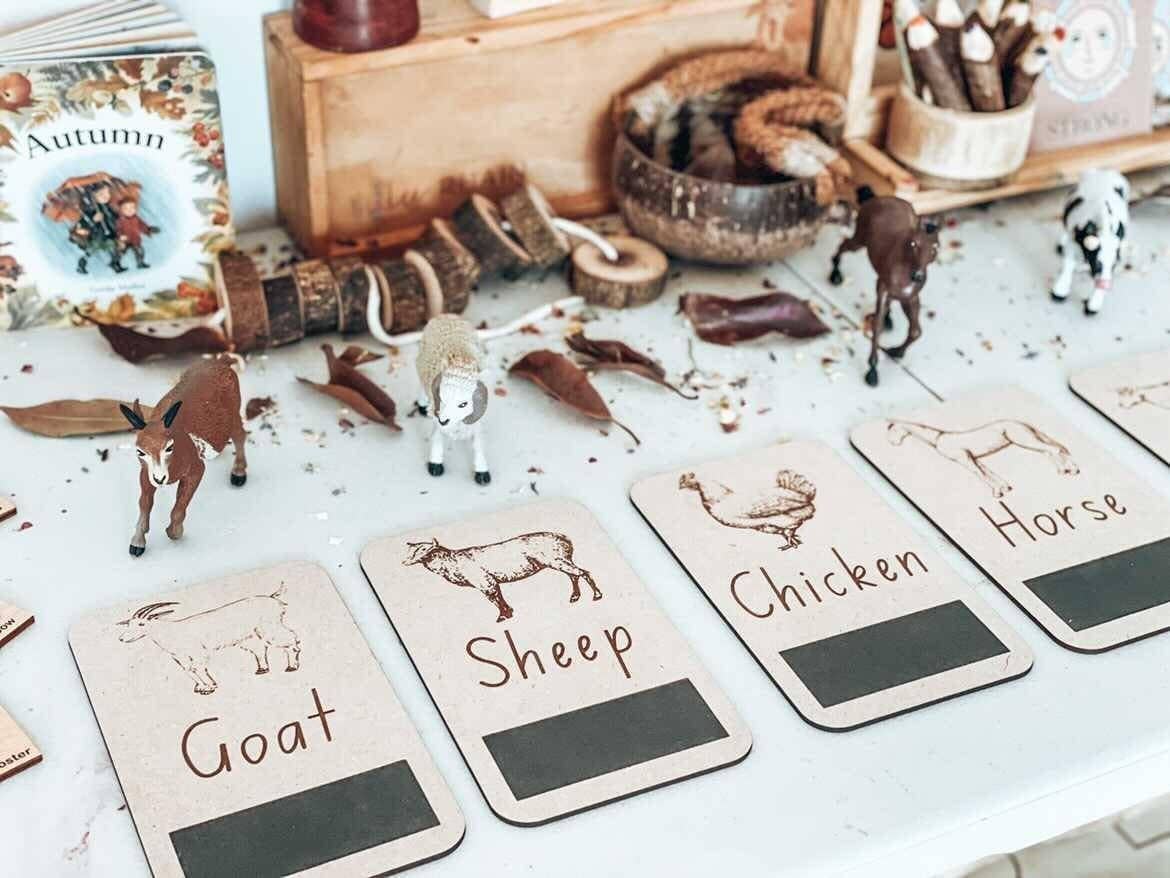 Farm Animal Flash Cards