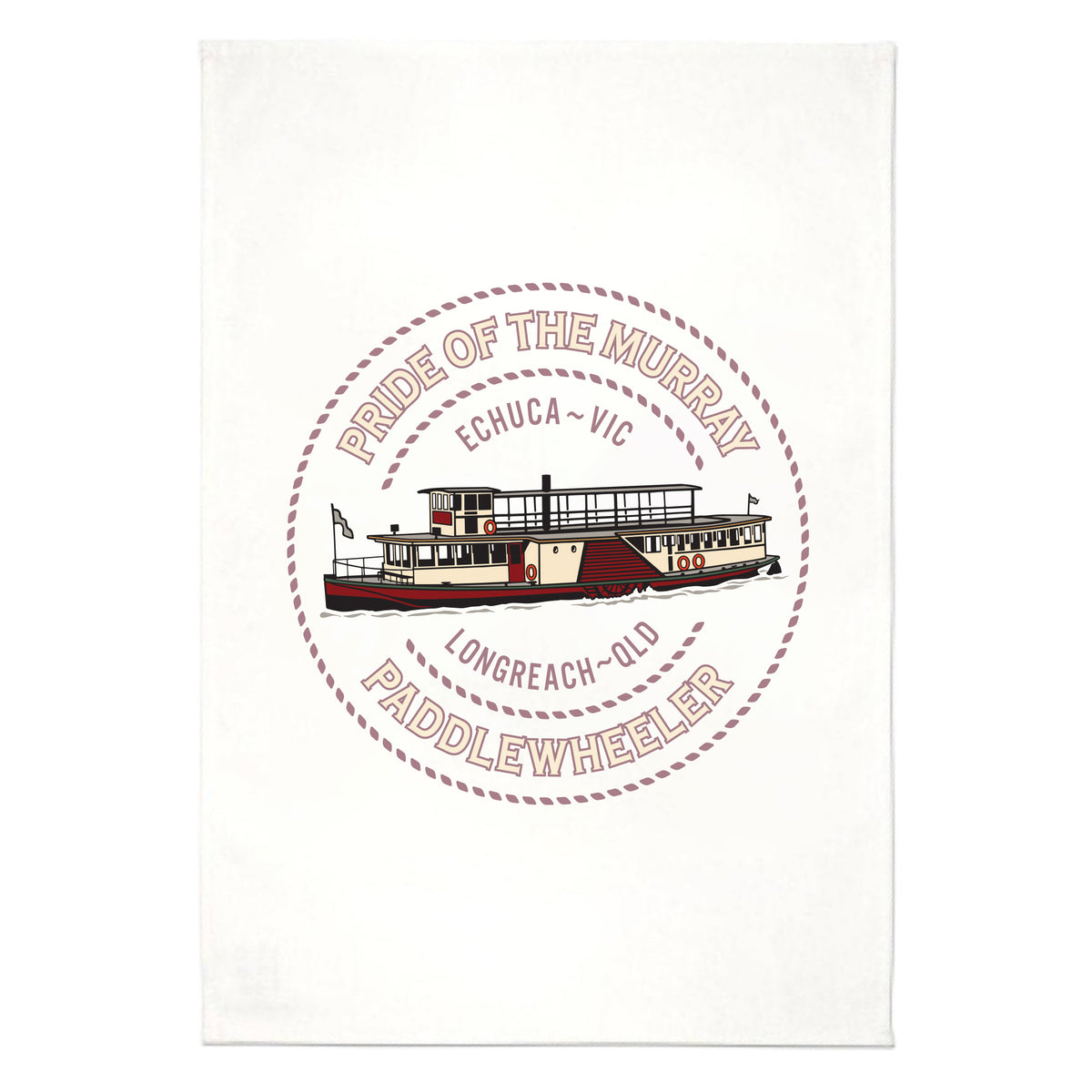 Pride of the Murray Tea-Towel - The Station Store