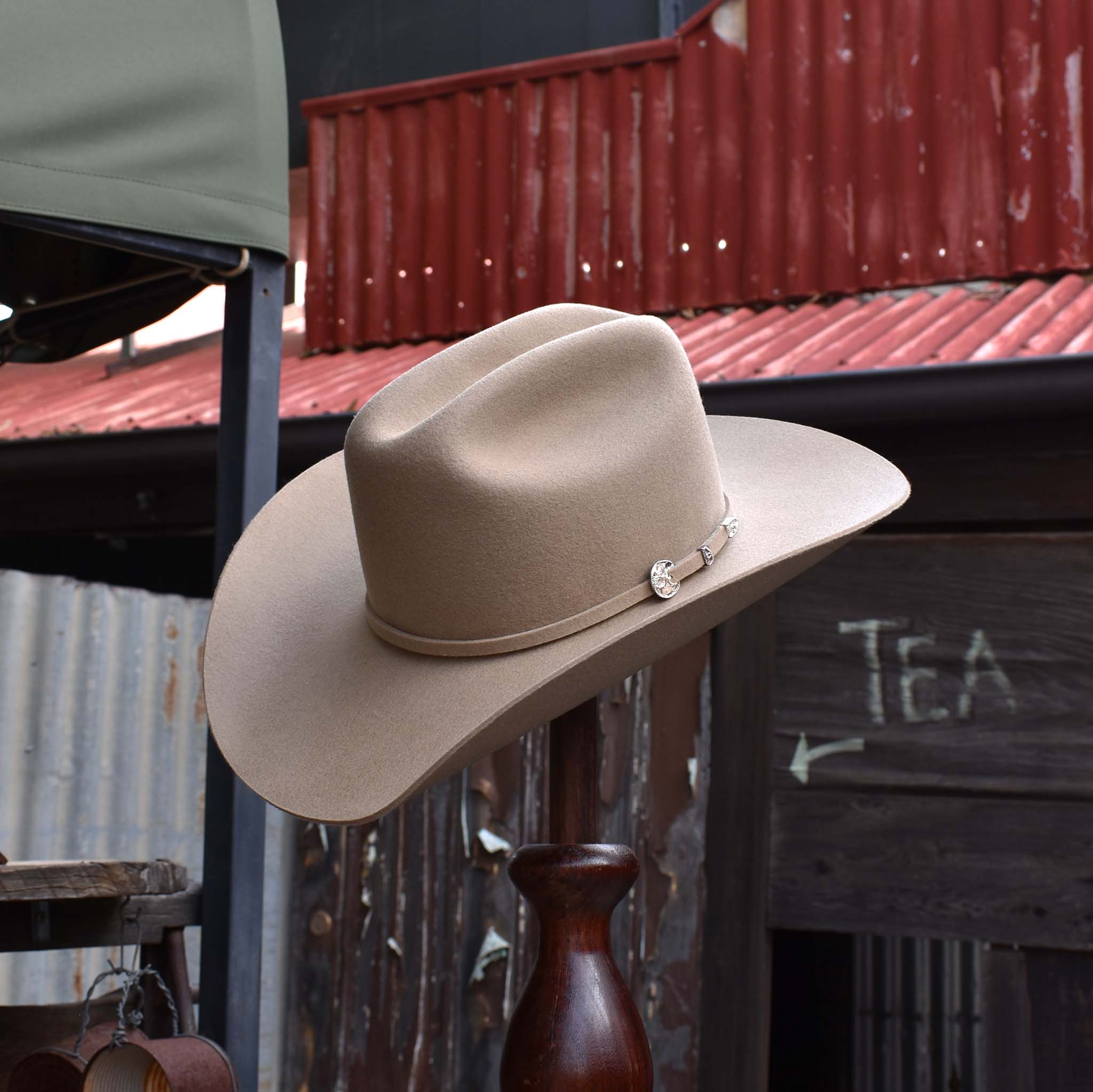 Stetson Buffalo Felt Hat in Silversand