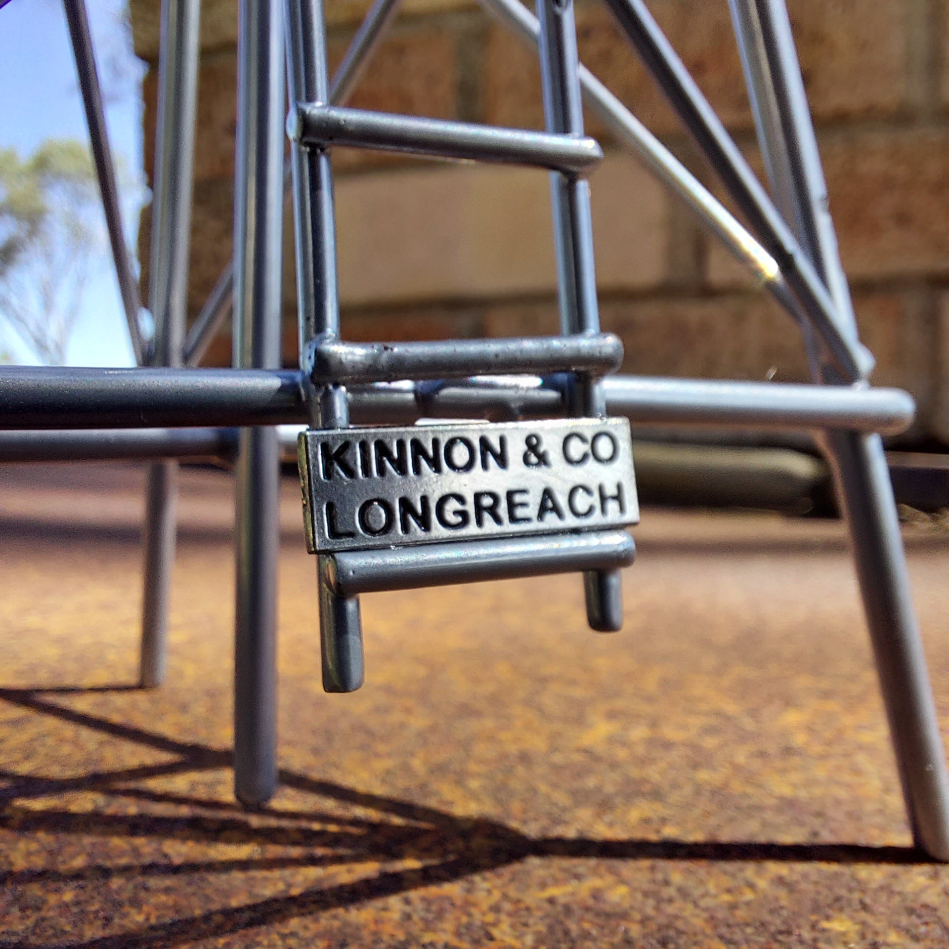Kinnon and Co Longreach nameplate 
