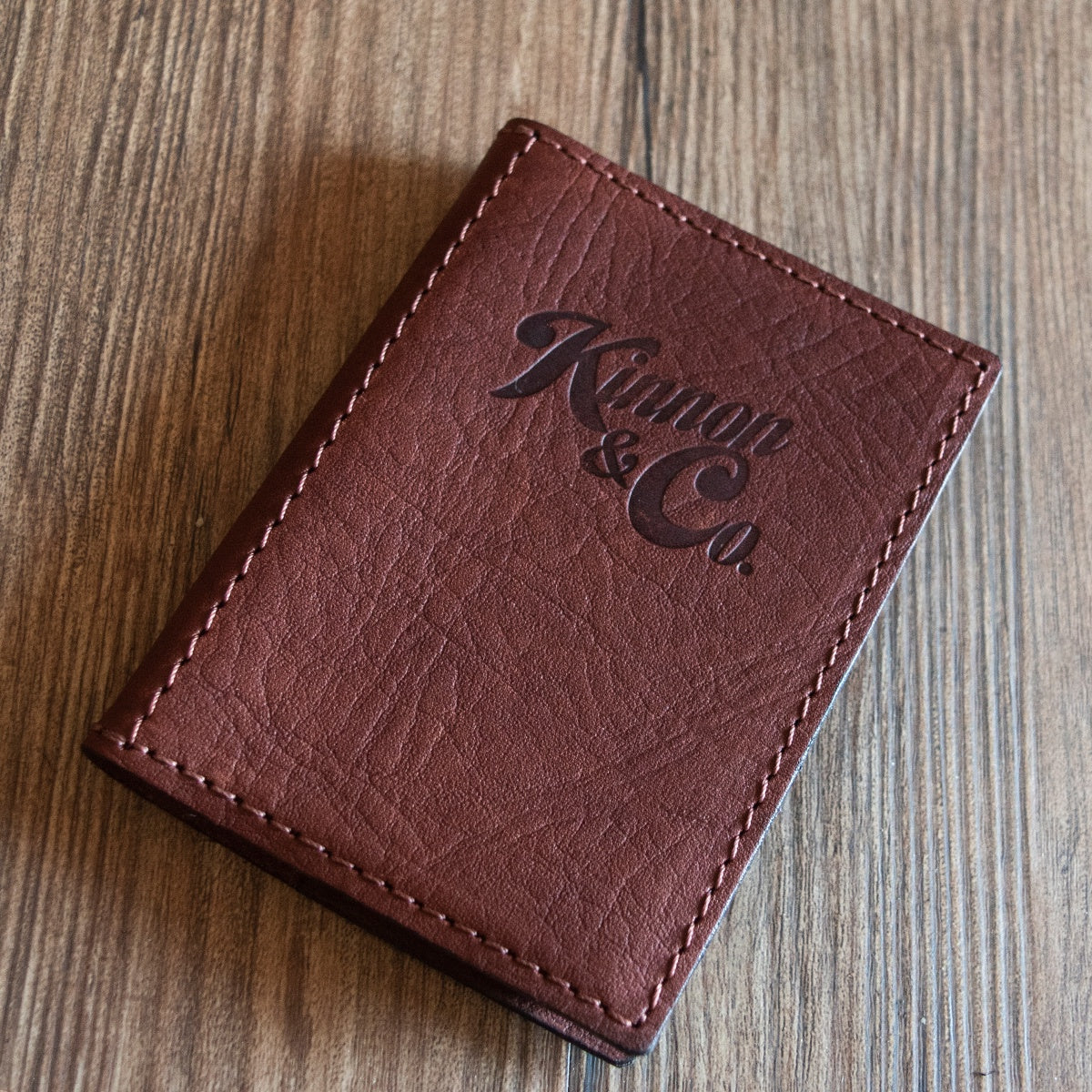 Kinnon and Co branded small Leather Notebook