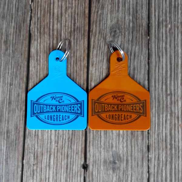 Outback Pioneers Keyring Cattle Tag - The Station Store