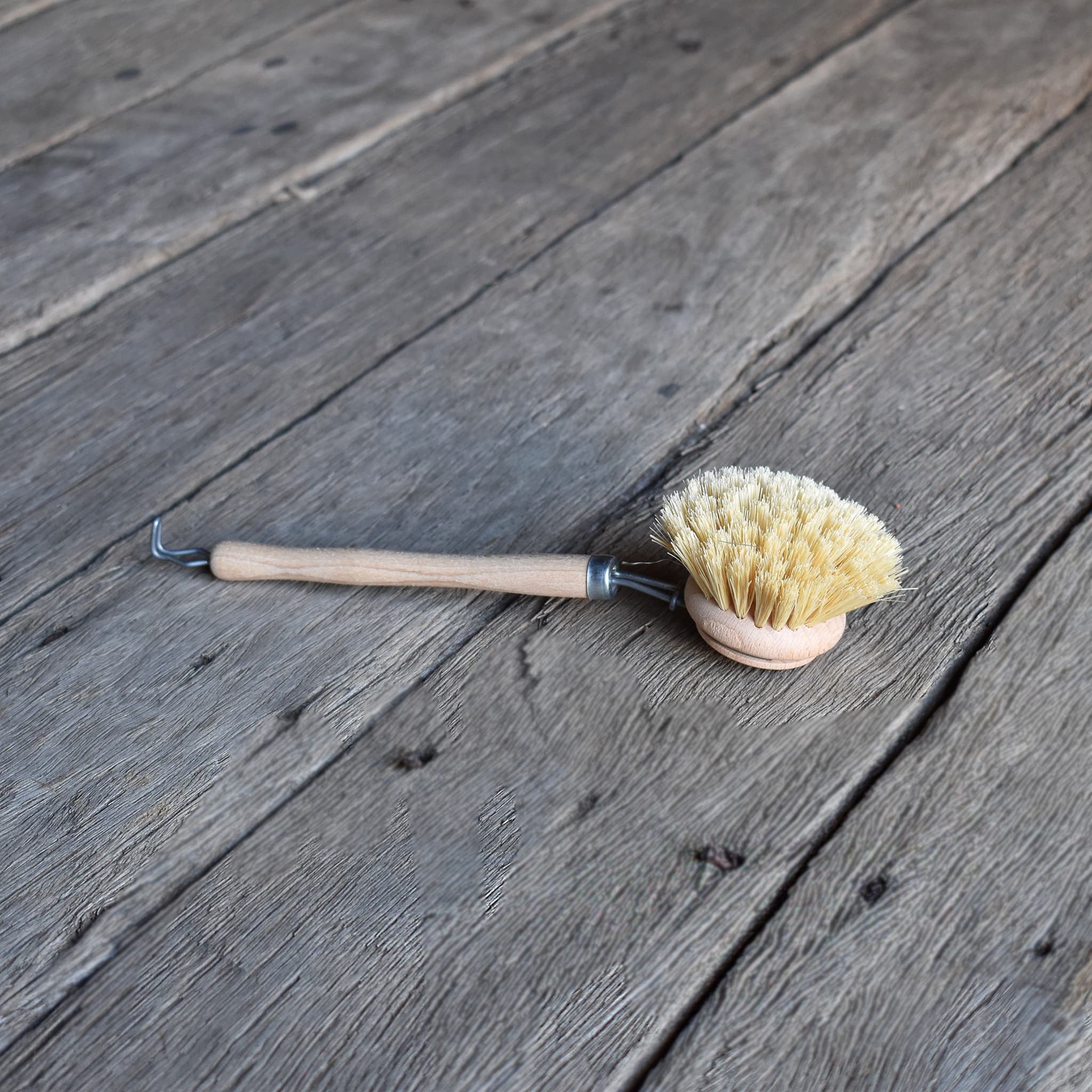 Redecker Dish Brush with natural beechwood handle.